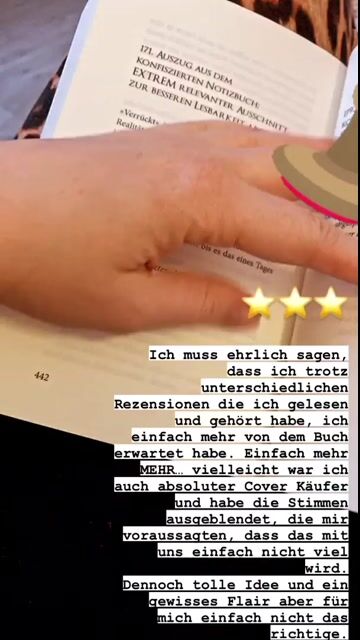 Leider enttäuschend :(
⭐️⭐️⭐️