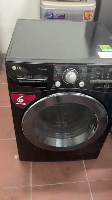 Máy giặt LG 10.5kg Inverter cửa ngang Đen. Mua bán Máy giặt tại Quận Thanh Xuân Hà Nội được đăng bởi e lê 286 nguyễn xiển hình 1
