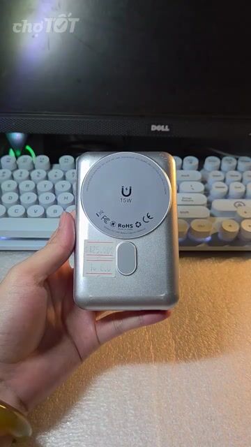 Sạc dự phòng 10.000mAh 22W Bạc. Mua bán Phụ kiện (Màn hình, Chuột...) tại Quận 7 Tp Hồ Chí Minh được đăng bởi Ngọc Lim hình 1