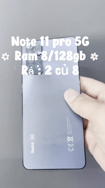 Xiaomi Redmi Note 11 Pro 5G 128GB Đen. Mua bán Điện thoại tại Quận 4 Tp Hồ Chí Minh được đăng bởi Tuấn hình 1