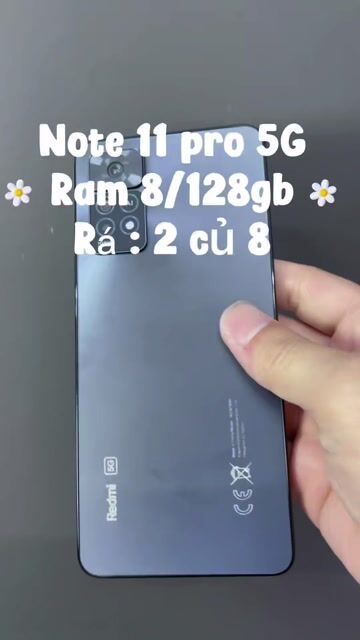 Xiaomi Redmi Note 11 Pro 5G 128GB Đen. Mua bán Điện thoại tại Quận 4 Tp Hồ Chí Minh được đăng bởi Tuấn hình 1