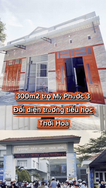 Mua bán Nhà ở Khu đô thị Mỹ Phước 3 Thị xã Bến Cát Bình Dương diện tích 300 m² giá 5,2 tỷ