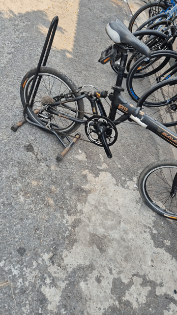 Xe đạp gấp SAVA P9 Nhôm Đen. Mua bán Xe đạp tại Huyện Hóc Môn Tp Hồ Chí Minh được đăng bởi mr phát hình 1