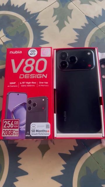 Nubia V80 Design 256GB Đen. Mua bán Điện thoại tại Thành phố Nha Trang Khánh Hòa được đăng bởi dong vo hình 1