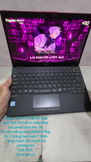 Fujitsu U939 i5 8365U 8GB/128GB Đỏ. Mua bán Laptop tại Quận 6 Tp Hồ Chí Minh được đăng bởi Máy Tính Bảo Ngọc hình 1
