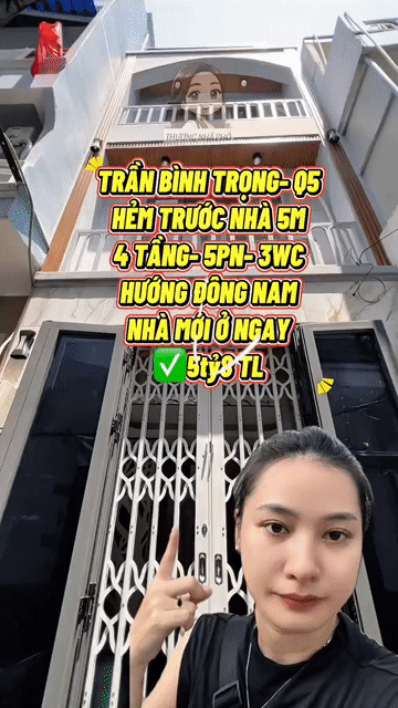 Mua bán Nhà ở Quận 5 Tp Hồ Chí Minh giá 5,8 tỷ