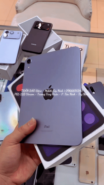 iPad Mini 6 64Gb Wifi Fullbox - Bán Trả Góp. Mua bán Máy tính bảng tại Thành phố Tây Ninh Tây Ninh được đăng bởi Trần Bảo Store Mobile Tây Ninh hình 1