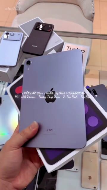 iPad Mini 6 64Gb Wifi Fullbox - Bán Trả Góp. Mua bán Máy tính bảng tại Thành phố Tây Ninh Tây Ninh được đăng bởi Trần Bảo Store Mobile Tây Ninh hình 1