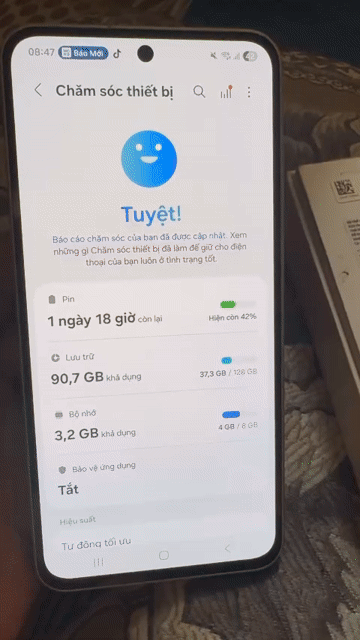 Samsung GalaxyA 56 ram 8GB/128GB Xanh lá. Mua bán Điện thoại tại Huyện Bình Chánh Tp Hồ Chí Minh được đăng bởi Định Vị hình 1