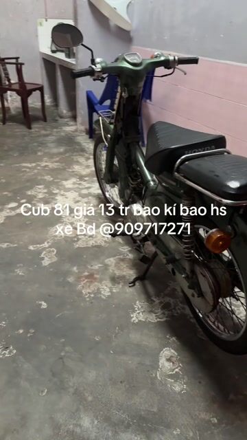 Honda Cub 81 2002 Xanh bao kí giấy pcc zin mộc củ. Mua bán Xe máy tại Huyện Dầu Tiếng Bình Dương được đăng bởi Đào Tấn hình 1