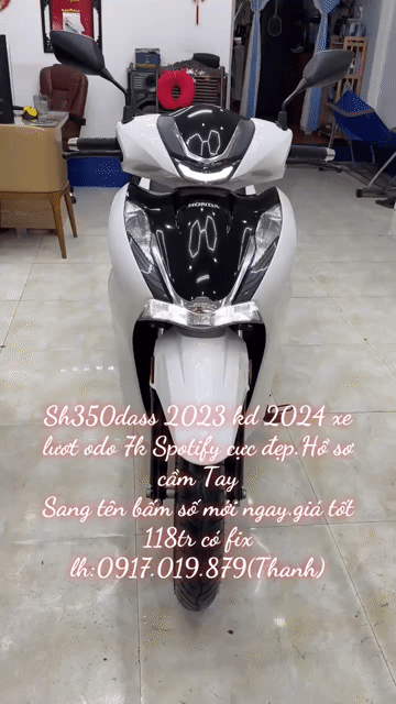 Honda SH 350 ABS 2023 Trắng 7000 km. Mua bán Xe máy tại Thành phố Vũng Tàu Bà Rịa - Vũng Tàu được đăng bởi XE MÁY BẢO THANH  TPVŨNG TÀU hình 1