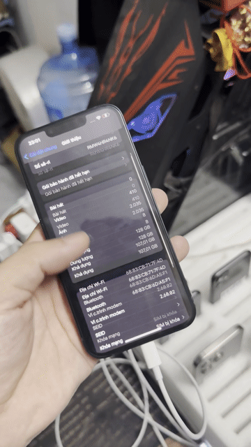14 lock eid 128gb 2 sim. Mua bán Điện thoại tại Quận Gò Vấp Tp Hồ Chí Minh được đăng bởi Quảng Phạm Mua Iphone Lock và QT  HCM hình 1
