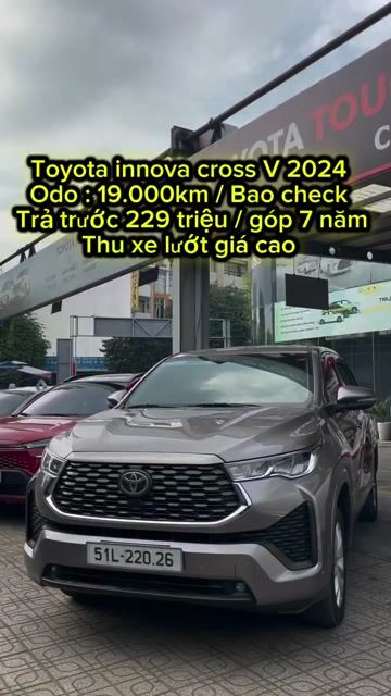 Toyota Innova Cross 2024 V 19.000km. Mua bán Ô tô tại Quận Tân Phú Tp Hồ Chí Minh được đăng bởi Lê Tấn Dũ hình 1