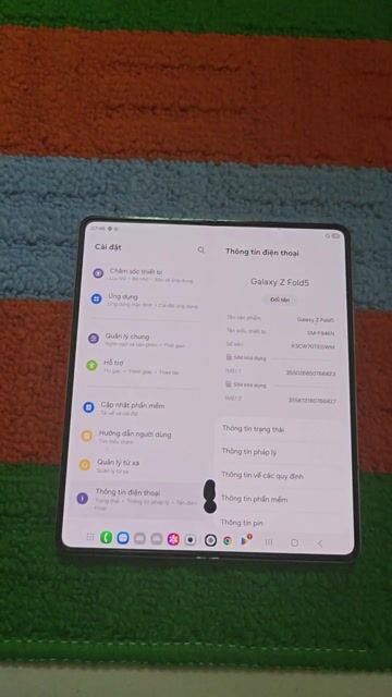 Samsung Galaxy Z Fold5 512GB Trắng đốm. Mua bán Điện thoại tại Quận Tân Bình Tp Hồ Chí Minh được đăng bởi duy hình 1