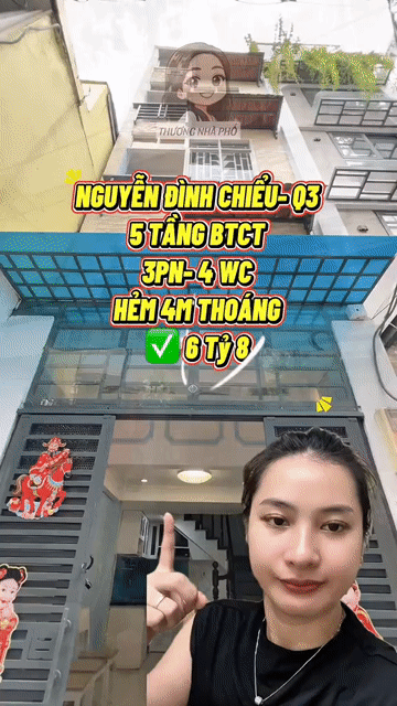 Mua bán Nhà ở Quận 3 Tp Hồ Chí Minh giá 6,8 tỷ
