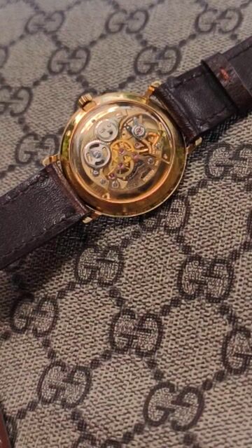 Đồng hồ Technos Skeleton cót tay dây da. Mua bán Đồng hồ tại Huyện Thanh Trì Hà Nội được đăng bởi Đồng hồ 2hand Giang còi  hình 1