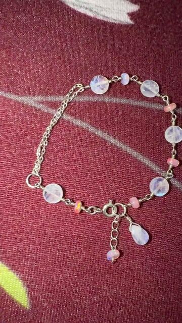 Vòng tay Nữ Bạc 925 Moonstone Opal. Mua bán Phụ kiện thời trang khác tại Quận 12 Tp Hồ Chí Minh được đăng bởi Thu Nguyen hình 1