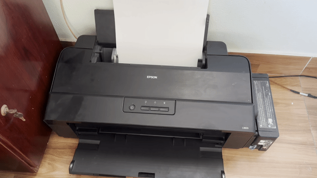Máy in màu A3 Epson L1800 và máy ép nhiệt quần áo. Mua bán Đồ dùng văn phòng tại Huyện Yên Phong Bắc Ninh được đăng bởi TLL hình 1