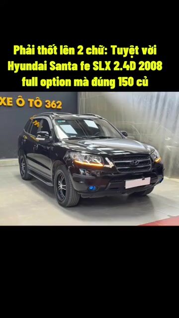 Hyundai Santafe 2008 Dầu 173.000 km Đen. Mua bán Ô tô tại Quận Gò Vấp Tp Hồ Chí Minh được đăng bởi PHẠM VIỆT hình 1