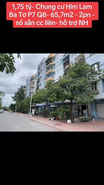 Mua bán Căn hộ Chung cư Quận 8 Tp Hồ Chí Minh diện tích 65.6999 m² giá 1,75 tỷ