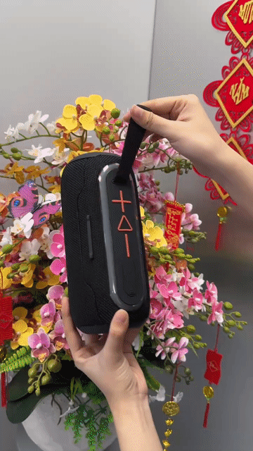 Loa Bluetooth Olike Đen Đèn LED RGB. Mua bán Tivi, Âm thanh tại Huyện Cái Nước Cà Mau được đăng bởi THIÊN PHÚ MOBLE hình 1