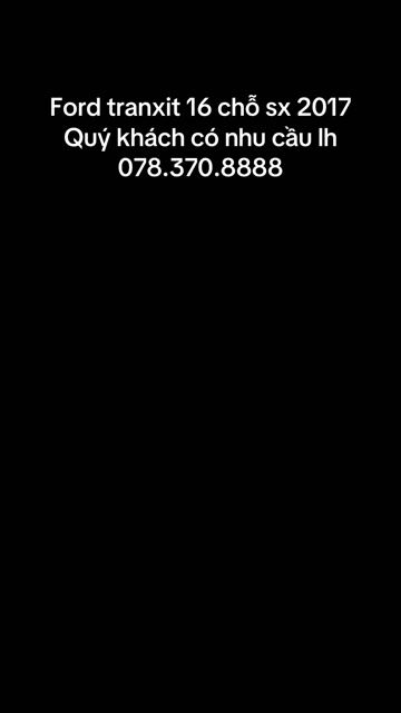 Ford Transit 2017 SVP - 220000 km. Mua bán Ô tô tại Thị xã Thái Hòa Nghệ An được đăng bởi trường lâm hình 1