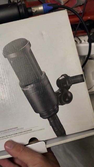 Micro Audio-Technica AT2020 Đen. Mua bán Tivi, Âm thanh tại Quận Bình Tân Tp Hồ Chí Minh được đăng bởi Thế Mạnh hình 1