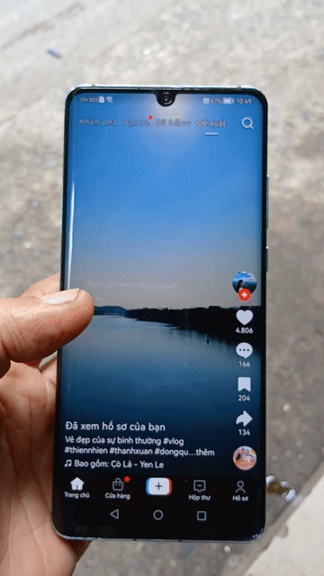 Huawei P30 Pro 256GB Xanh. Mua bán Điện thoại tại Quận 10 Tp Hồ Chí Minh được đăng bởi Hùng Lương  hình 1
