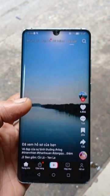 Huawei P30 Pro 256GB Xanh. Mua bán Điện thoại tại Quận 10 Tp Hồ Chí Minh được đăng bởi Hùng Lương  hình 1