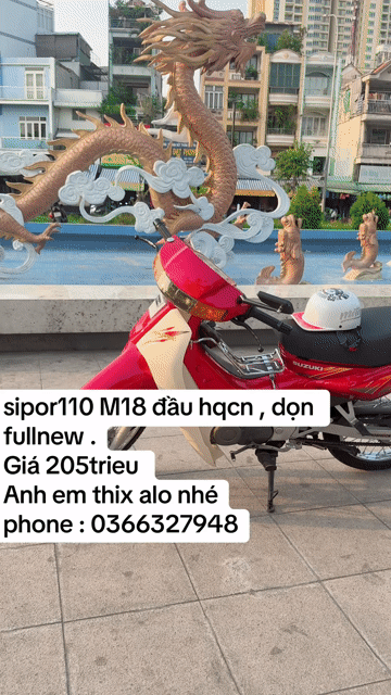 Suzuki Sipor110 M18 đỏ. Mua bán Xe máy tại Quận 5 Tp Hồ Chí Minh được đăng bởi soai ka hình 1