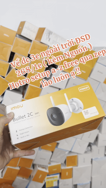 Camera an ninh Imou Trắng. Mua bán Máy ảnh, Máy quay tại Thành phố Vĩnh Long Vĩnh Long được đăng bởi ezviz Shop hình 1
