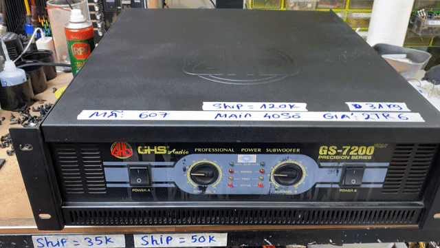 Cục đẩy công suất GHS Audio GS-7200. Mua bán Tivi, Âm thanh tại Huyện Châu Thành Bến Tre được đăng bởi MỘNG AUDIO Bến Tre hình 1