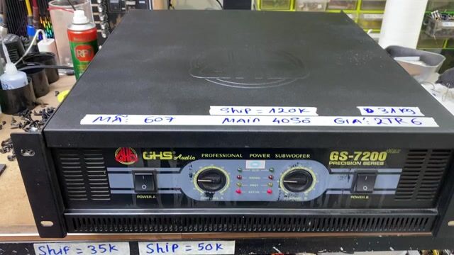 Cục đẩy công suất GHS Audio GS-7200. Mua bán Tivi, Âm thanh tại Huyện Châu Thành Bến Tre được đăng bởi MỘNG AUDIO Bến Tre hình 1