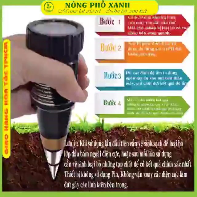 Máy Đo Độ PH Và Độ Ẩm Đất VT-05N, Dùng cho vườn. Mua bán Đồ chuyên dụng, Giống nuôi trồng tại Thành phố Dĩ An Bình Dương được đăng bởi hàng mới thanh lý 1 nữa giá hình 1