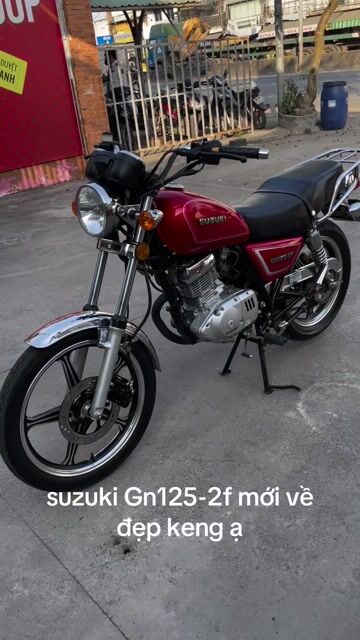 suzuki Gn125-2f đỏ đen .rất đẹp ,siêu cop 2018. Mua bán Xe máy tại Thành phố Thủ Đức Tp Hồ Chí Minh được đăng bởi Cửa hàng Motor Xuân Bình  hình 1