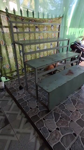 Kệ kim loại 3 tầng dài 1m2 cao 1m2 3 tầng. Mua bán Tủ, kệ gia đình tại Quận Cái Răng Cần Thơ được đăng bởi lê văn nhí hình 1