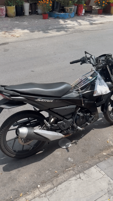 Suzuki Satria 2018 Đen 48000 km. Mua bán Xe máy tại Quận Gò Vấp Tp Hồ Chí Minh được đăng bởi Tài trần hình 1