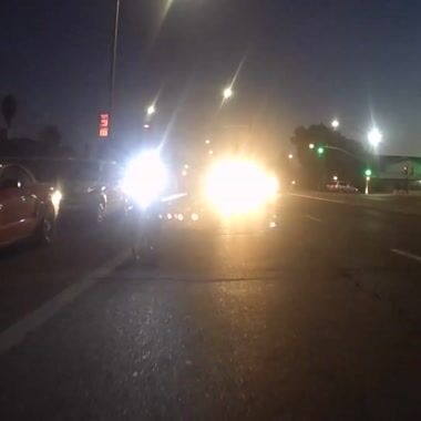white KIA minivan CA plate AST 126 (has a disability icon) passes too close at high speed, uses horn.mp4 Shared on UpRide: Abused for being in the primary position