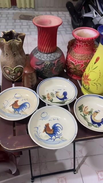 Bát đĩa gốm sứ Gà trống. Mua bán Dụng cụ nhà bếp tại Thành phố Long Xuyên An Giang được đăng bởi Quoc Phuong hình 1