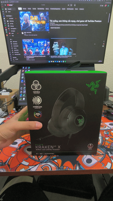 Tai nghe gaming Razer Kraken V3 X Đen. Mua bán Tivi, Âm thanh tại Quận Tân Bình Tp Hồ Chí Minh được đăng bởi Thịnh Tạ Quốc hình 1