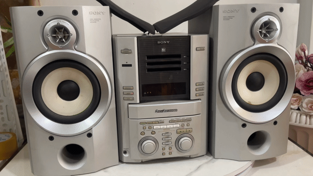 Dàn âm thanh trung Sony Bạc MD515. Mua bán Tivi, Âm thanh tại Huyện Tháp Mười Đồng Tháp được đăng bởi Na Xuân Đào hình 1
