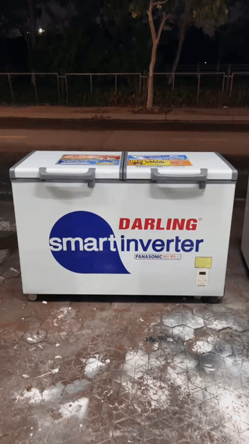 Tủ đông mát Darling inverter 350L zin đẹp ken. Mua bán Tủ lạnh tại Quận 7 Tp Hồ Chí Minh được đăng bởi Pi trần hình 1