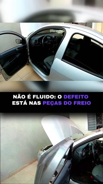 NÃO É FLUIDO: O DEFEITO ESTÁ NAS PEÇAS DO FREIO