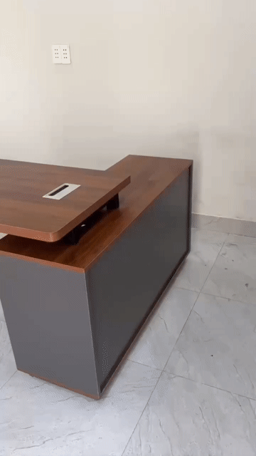 Bàn làm việc, bàn học  chữ L hiện đại. Mua bán Bàn ghế tại Thành phố Thủ Đức Tp Hồ Chí Minh được đăng bởi Tiệm Nhà Gỗ hình 1