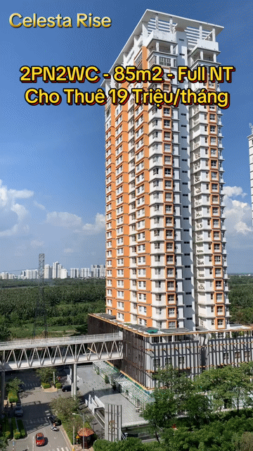 Cho thuê Căn hộ Chung cư Celesta Rise Huyện Nhà Bè Tp Hồ Chí Minh diện tích 85 m² giá 19 triệu/tháng
