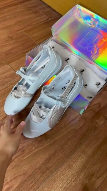 Giày búp bê Puma Ballet Powderpuff girl Nữ. Mua bán Giày dép tại Quận Hai Bà Trưng Hà Nội được đăng bởi Thu Trang Nguyễn Phạm hình 1