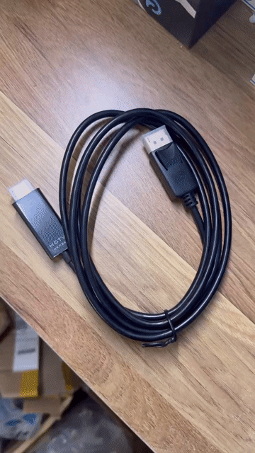 Cáp chuyển đổi DP ra HDMI 4K dài 1.8M. Mua bán Phụ kiện (Màn hình, Chuột...) tại Quận Hoàng Mai Hà Nội được đăng bởi Phạm Văn Trường hình 1