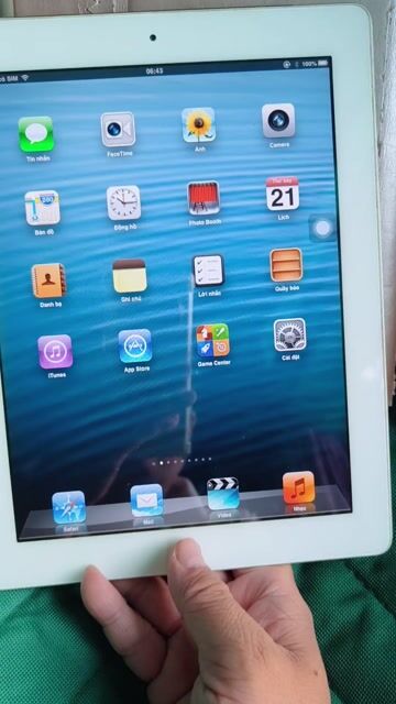 Apple iPad 2 16GB Trắng ios 6. Mua bán Máy tính bảng tại Huyện Tân Trụ Long An được đăng bởi Trần Minh hình 1
