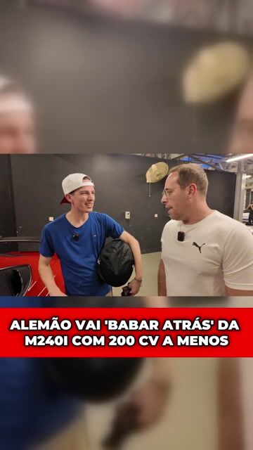 ALEMÃO VAI 'BABAR ATRÁS' DA M240I COM 200 CV A MENOS