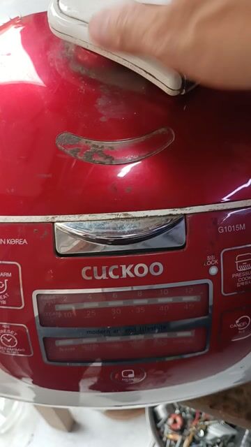 Nồi cơm điện Cuckoo 1015 Đỏ, Trắng. Mua bán Bếp, lò, đồ điện nhà bếp tại Quận Đống Đa Hà Nội được đăng bởi Hà linh hình 1